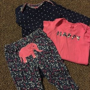 Three piece caters elephant outfit